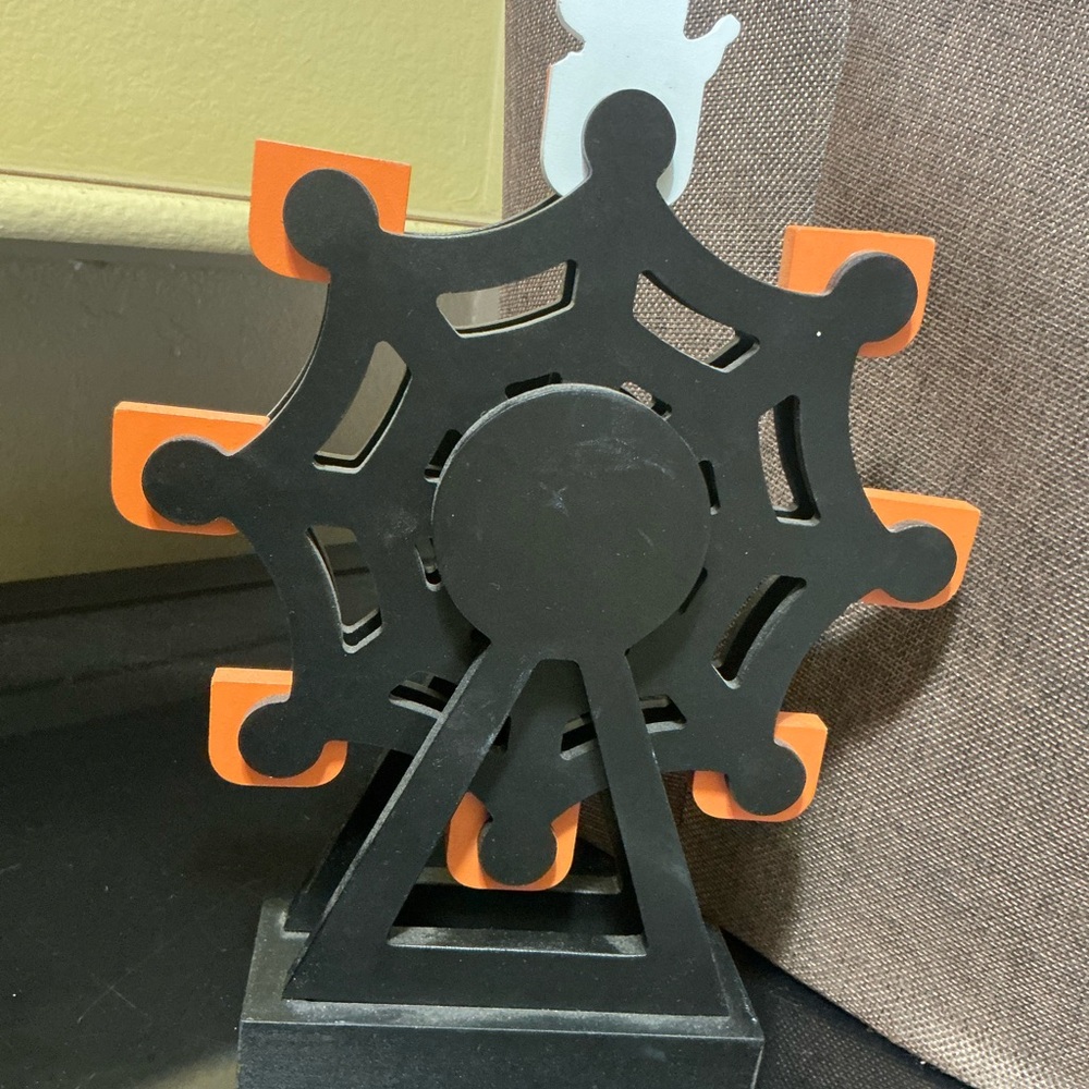 Halloween Ferris Wheel Decoration - Black and Orange - Picture 2 of 2